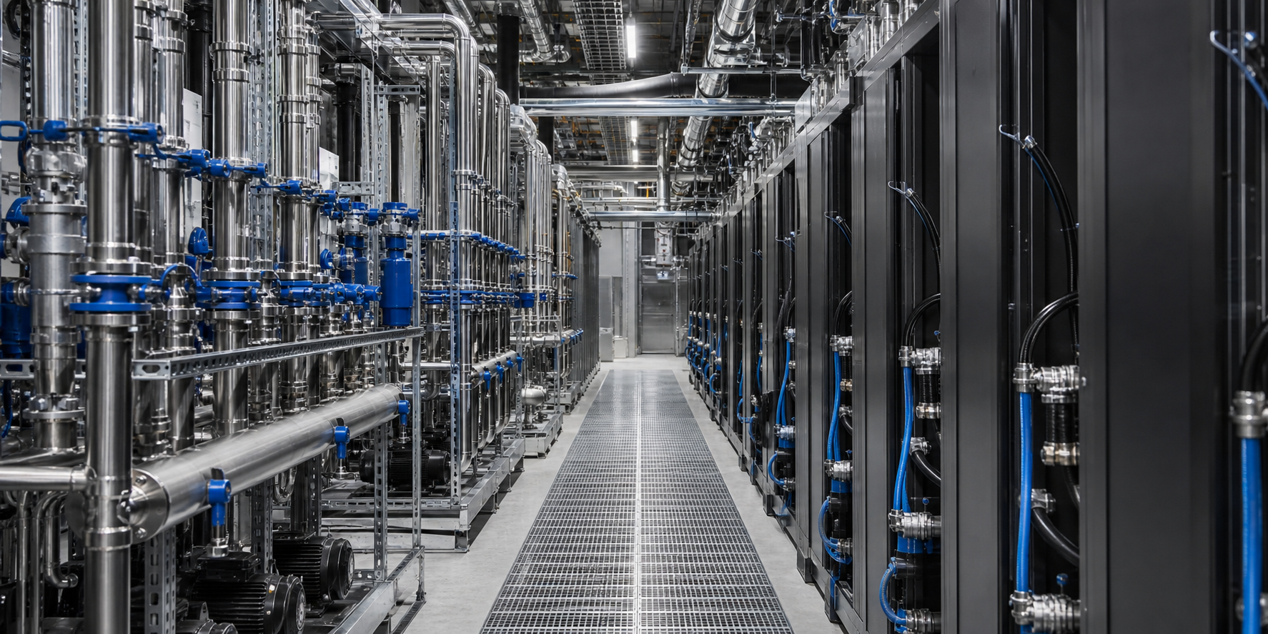Liquid cooling distribution equipment in a high-density AI data center
