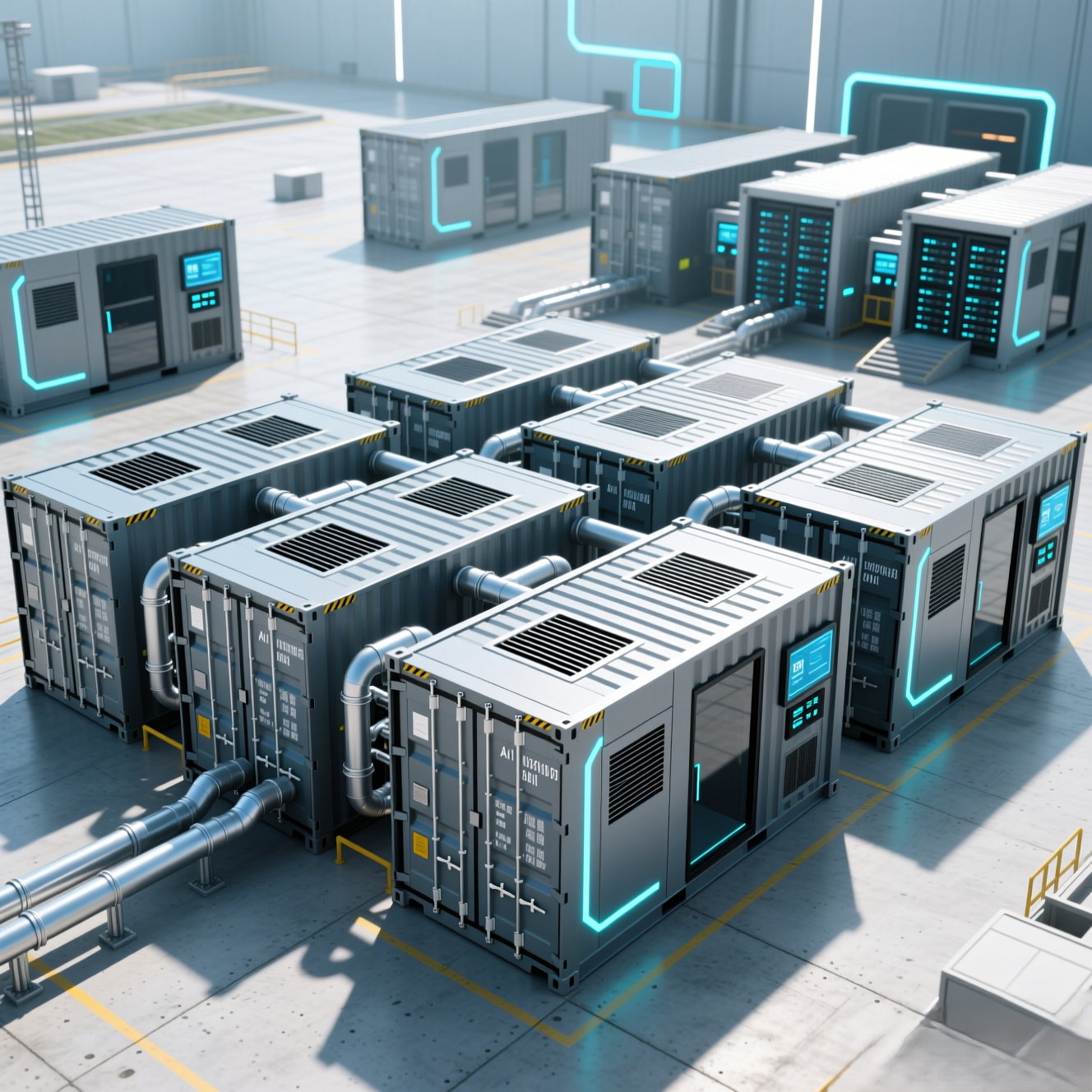 Modular AI infrastructure illustration